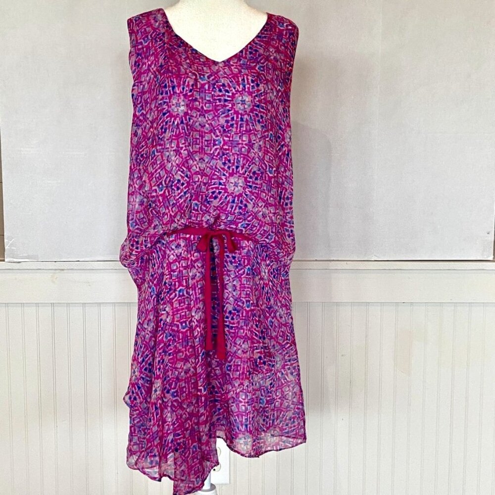 Sundance Silk Midi Dress Sz 10